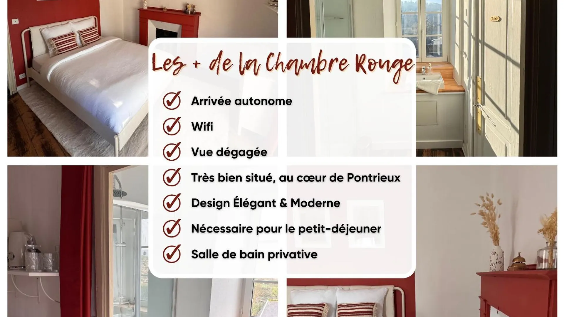 Chambre Rouge Pontrieux France